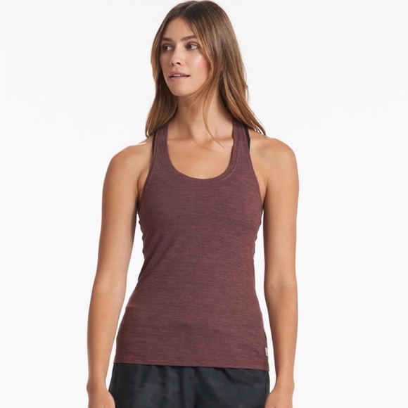 Vuori Tops - Vuori Women’s Lux Performance Tank - Chestnut Heather